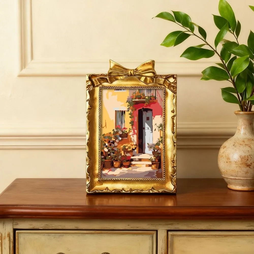 Figured'Art Terracotta Binnenplaats mini schilderen lijst