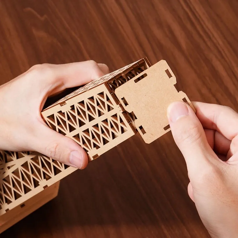 Figured'Art Eiffeltoren Plus 3D puzzel houten 191 stukjes
