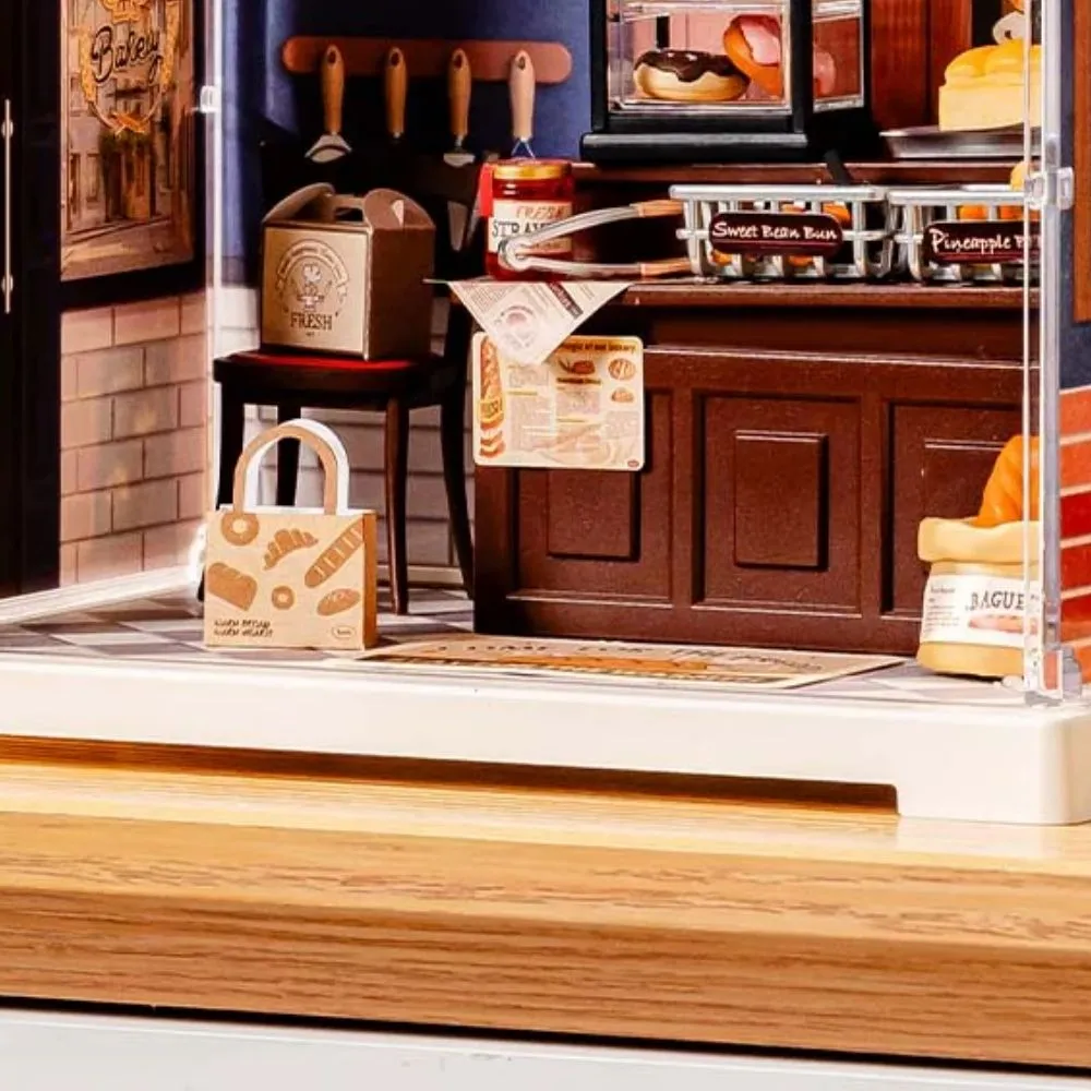 Figured'Art Boterbakkerijhuis miniatuurhuisje 42 stuks bouwpakket