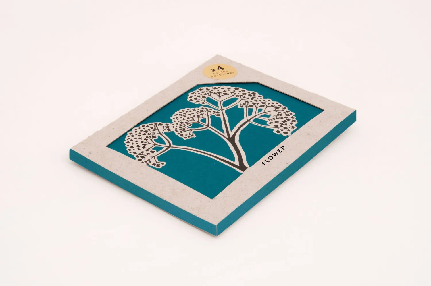 Studio Wald Flower receptkaarten 4 stuks seconds