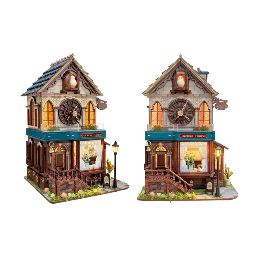 Figured'Art Koekoekshuis miniatuurhuisje 201 stuks met verlichting