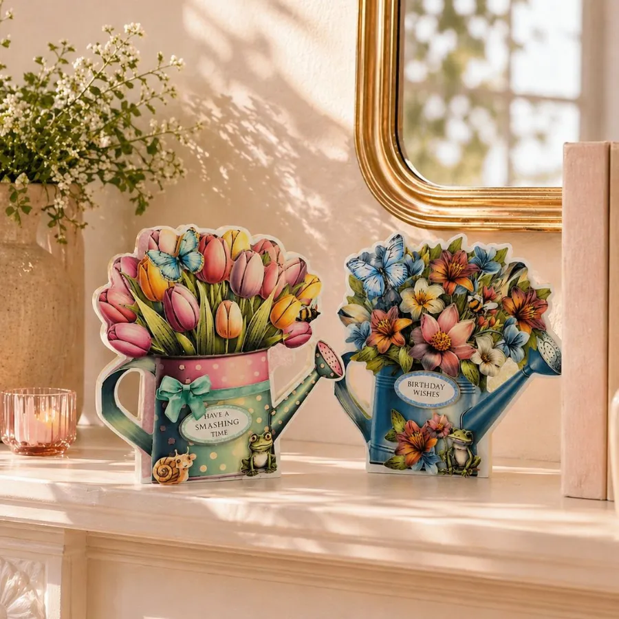 Craft Buddy Sunny Days Watering Can kaartenpakket 16 stuks folie