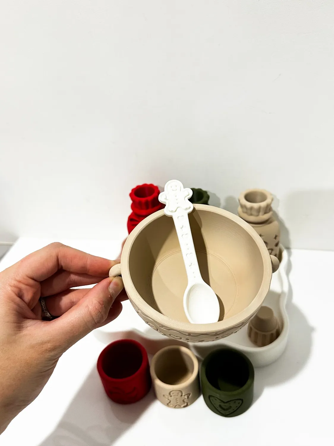 Workshops Houtbranden Playtray Kerst potion set sensorisch
