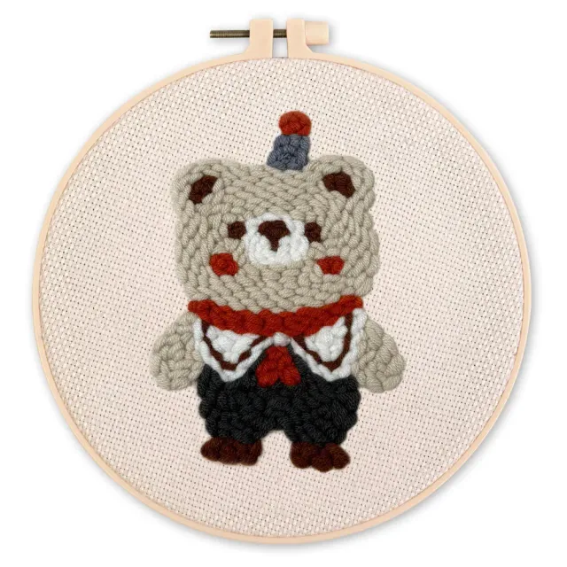 Figured'Art Circusbeer punch needle pakket 20x20cm