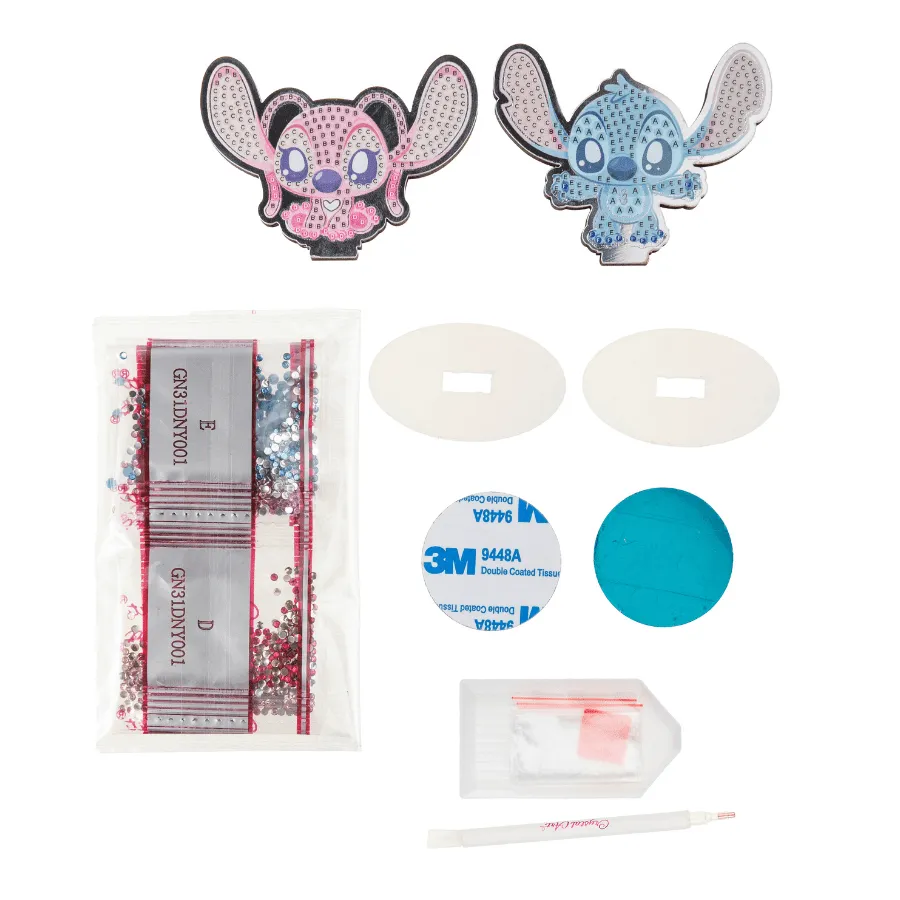Craft Buddy Crystal Art Stitch & Angel Mag Buddies set van 2