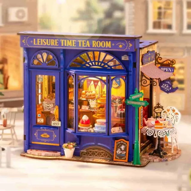 Figured'Art Theekamer Vrije Tijd miniatuurhuis 24cm 304 delen