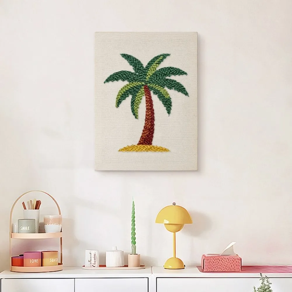 Figured'Art Eiland Ontsnapping punch needle pakket 20x30cm zacht garen