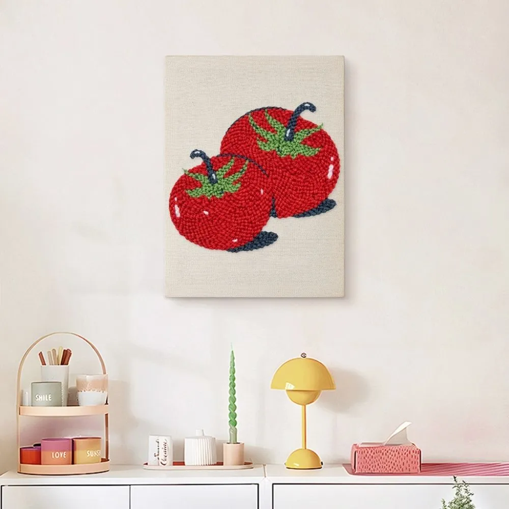 Figured'Art Punch Needle Verse Tomaten borduurpakket 20x30cm