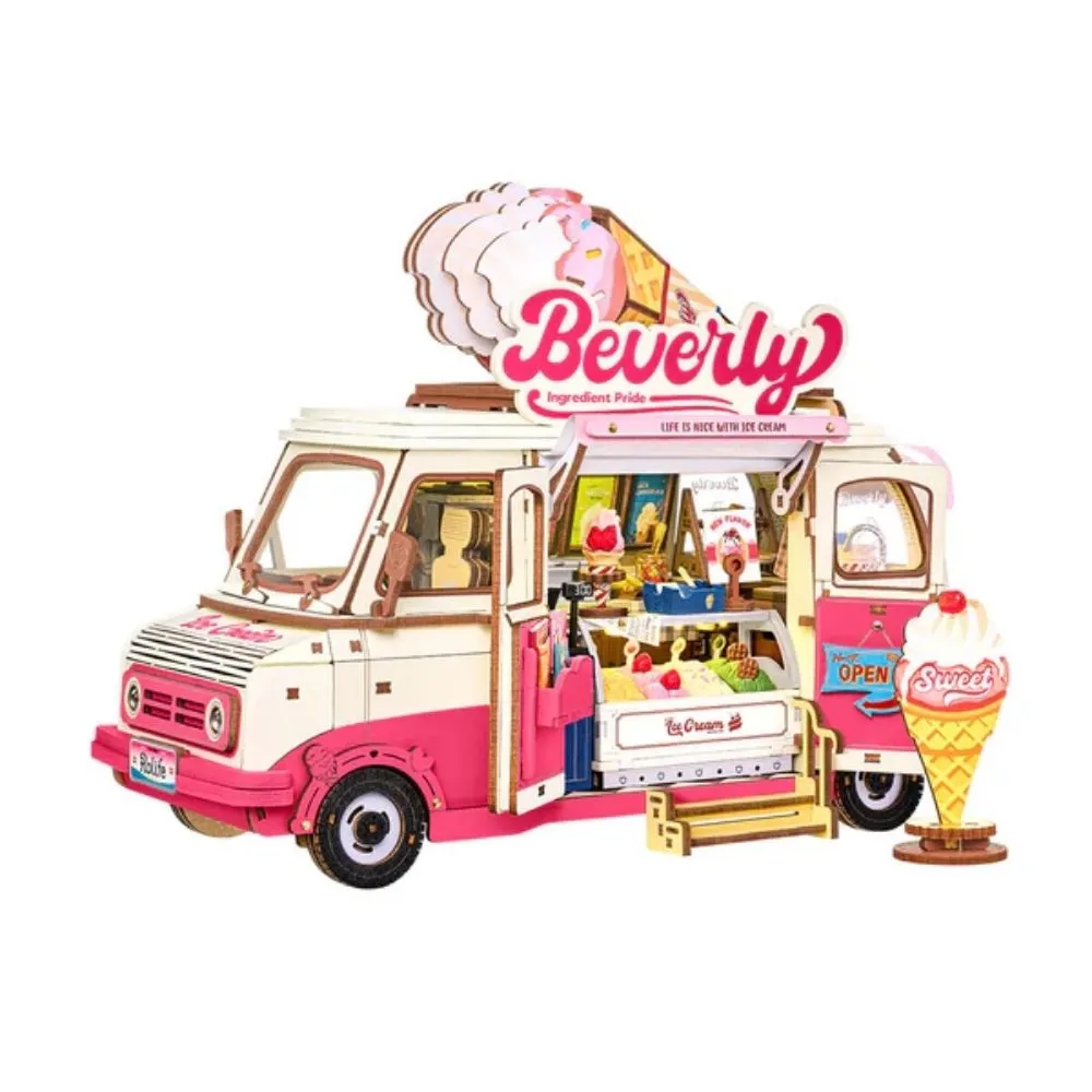 Figured'Art Beverly's IJswagen 3D puzzel 290 stuks met led