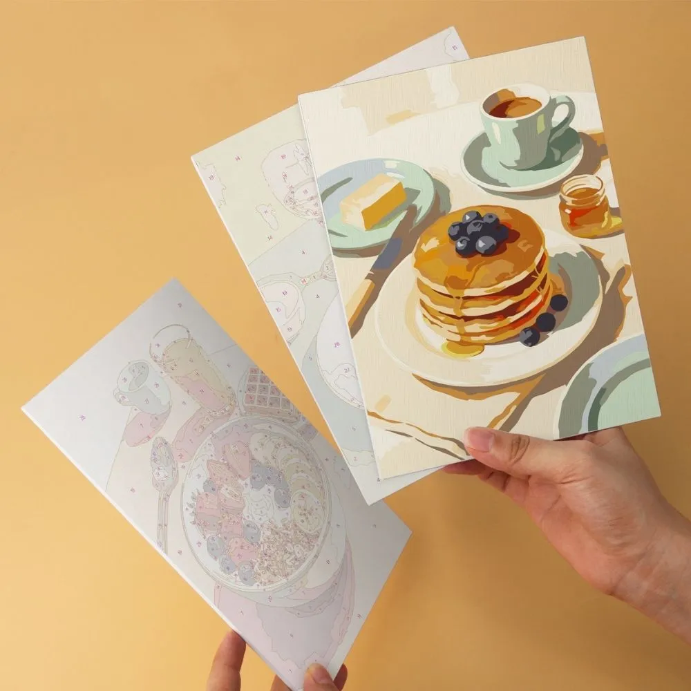 Figured'Art Mini Serie Gastronomische momenten schilderen op nummer 6x 15x20