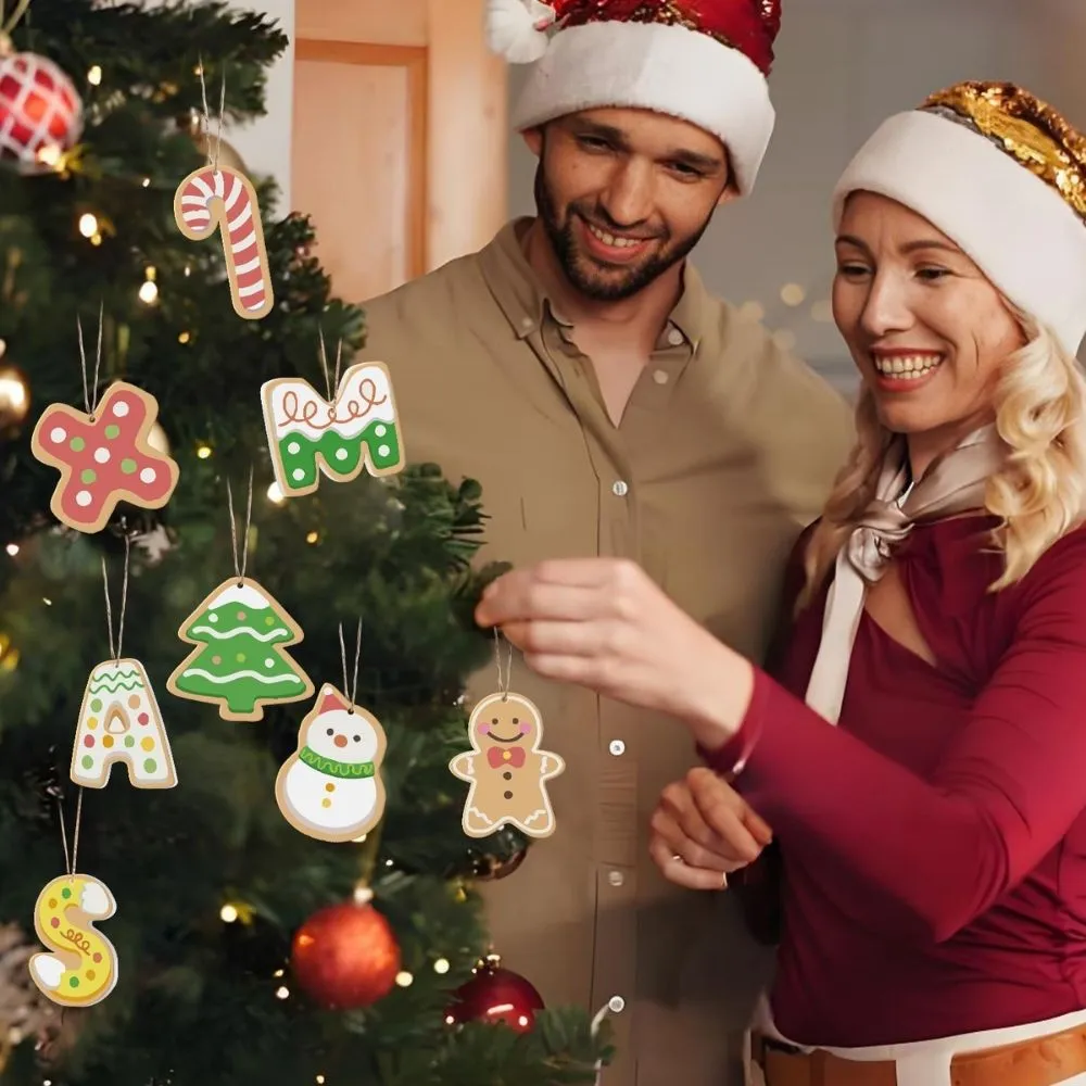 Figured'Art XMAS Letters kerstornamenten schilderen op nummers houten