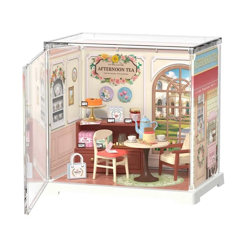 Figured'Art Honingthee-lounge miniatuurhuisje 52 stuks hout