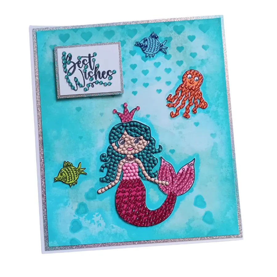 Crystal Art Mythical Mermaid stempels set A6 11-delig