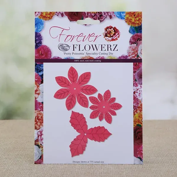 Craft Buddy Forever Flowerz Pretty Poinsettias snijmallen 3 stuks