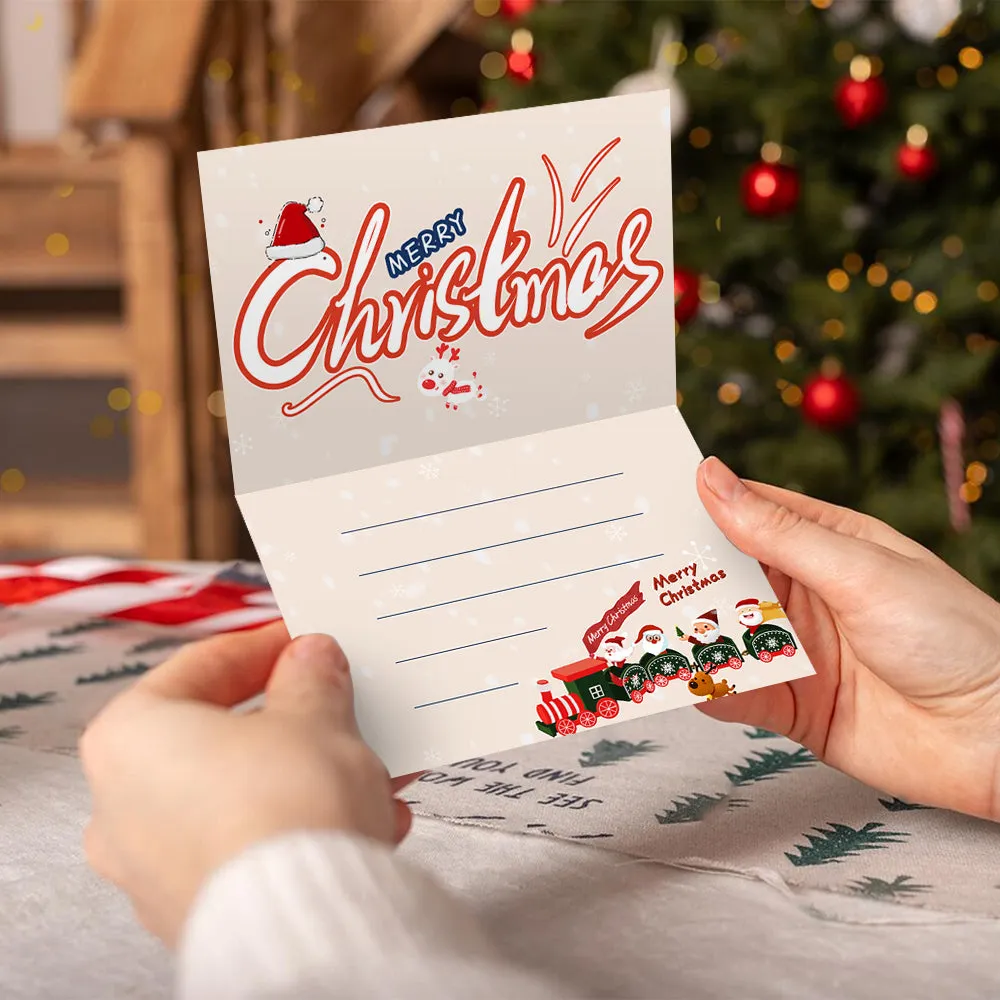 Figured'Art Kerstkaarten schilderen op nummer set van 6 serie 4