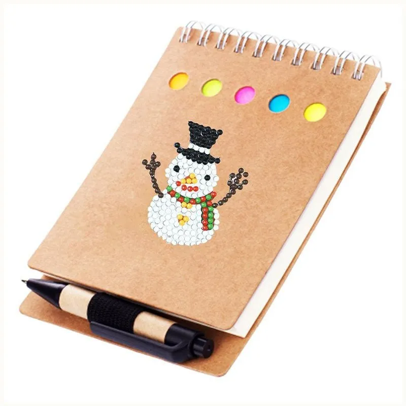 Figured'Art Vrolijk Kerstfeest diamond painting stickers 6 stuks kind