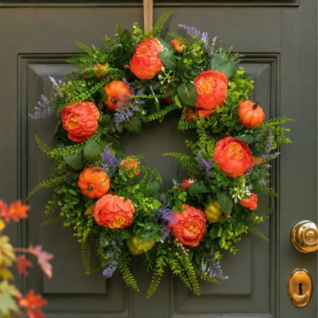 Craft Buddy Forever Flowerz Pumpkin krans knutselset herfst