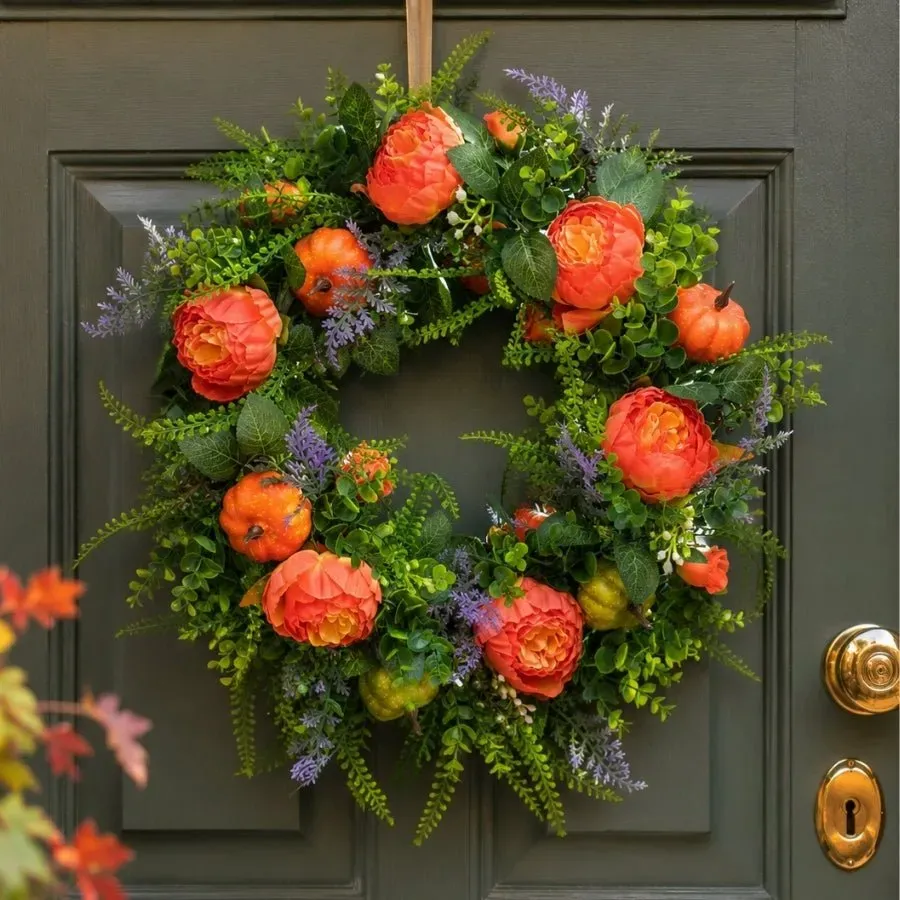 Craft Buddy Forever Flowerz Pumpkin krans knutselset herfst