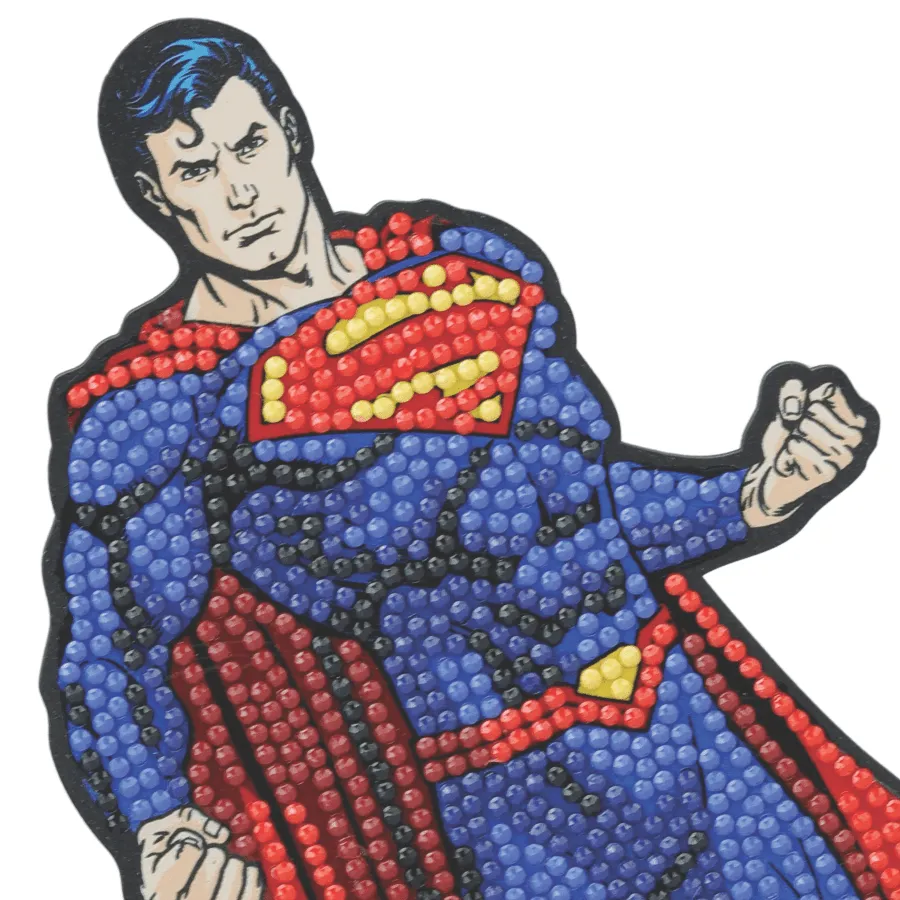 Craft Buddy Crystal Art Buddies Superman XL figuur 25cm DC