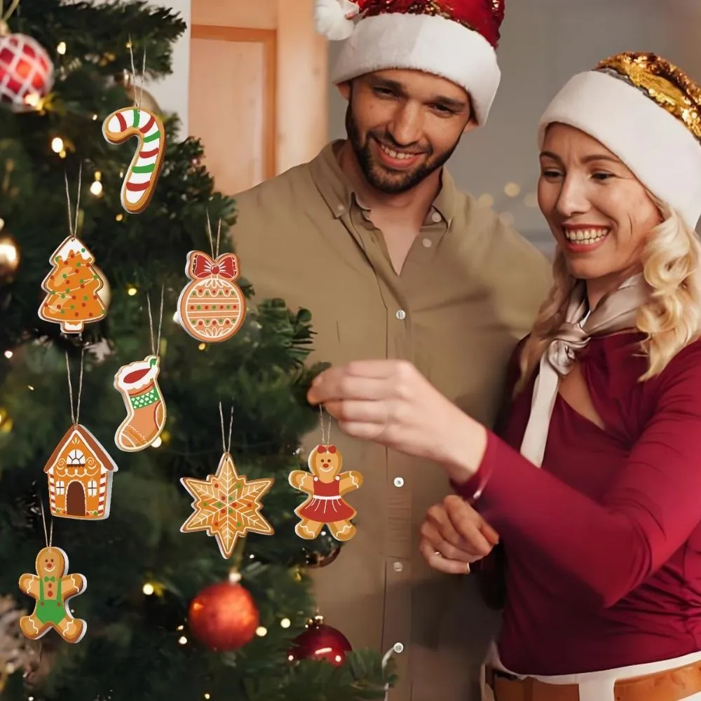 Figured'Art Suikerstok Kerstkoekjes Schilderen op Nummers Kerst