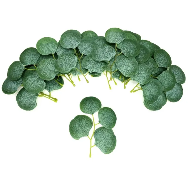 Craft Buddy Forever Flowerz eucalyptus bladeren 20 stuks groen