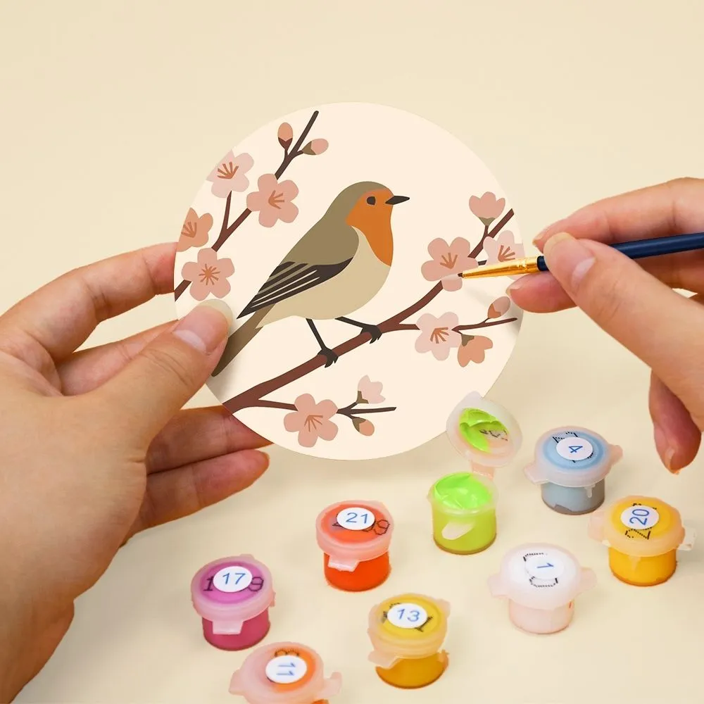 Figured'Art Zachte Lente onderzetters 10cm 6 stuks