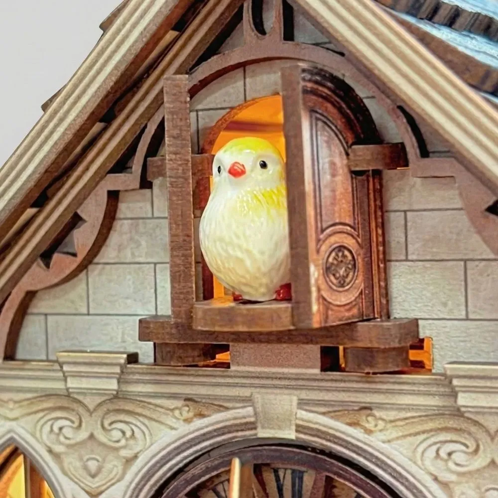 Figured'Art Koekoekshuis miniatuurhuisje 201 stuks met verlichting