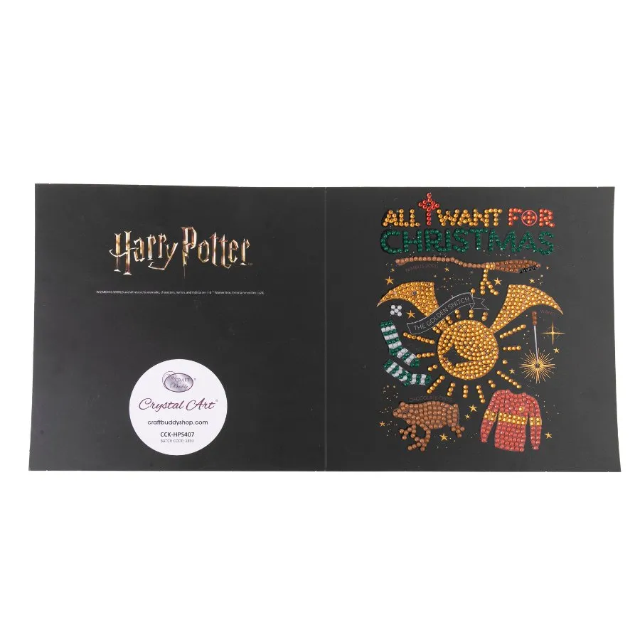 Craft Buddy Harry Potter Golden Snitch kaartenset 18x18 goud