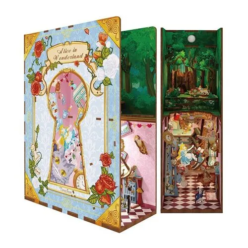 Figured'Art Alice in Wonderland book nook 24,5 cm
