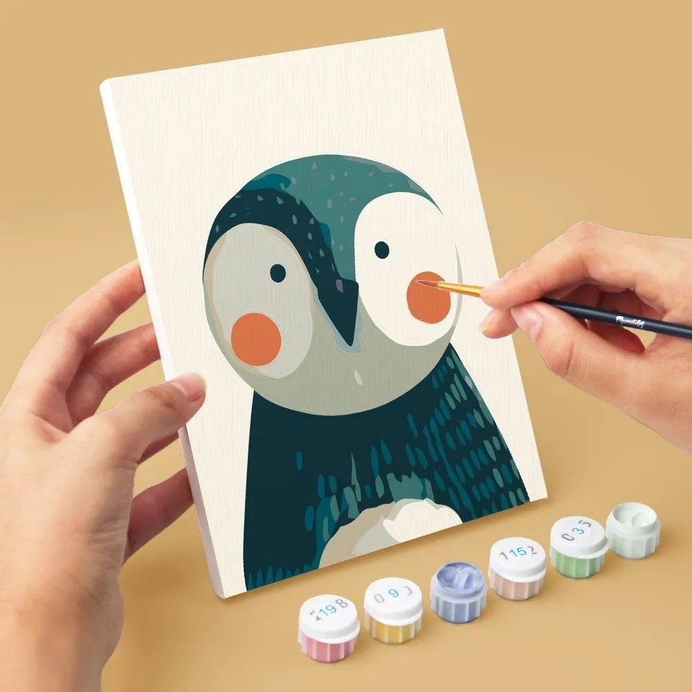 Figured'Art Bosportretten 1 mini schilderen op nummer 6 stuks
