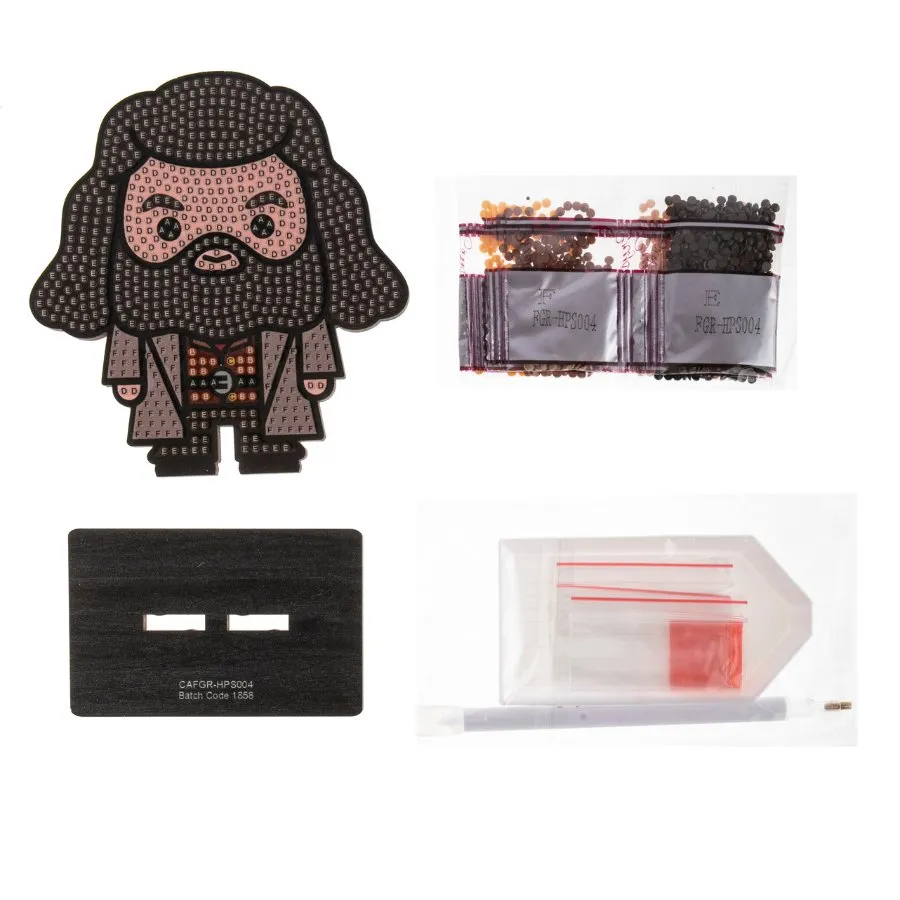 Craft Buddy Crystal Art Buddies Rubeus Hagrid figuur