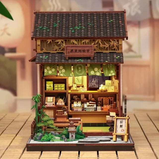 Figured'Art Kurihara Snoepgoed miniatuurhuisje met led 19 cm