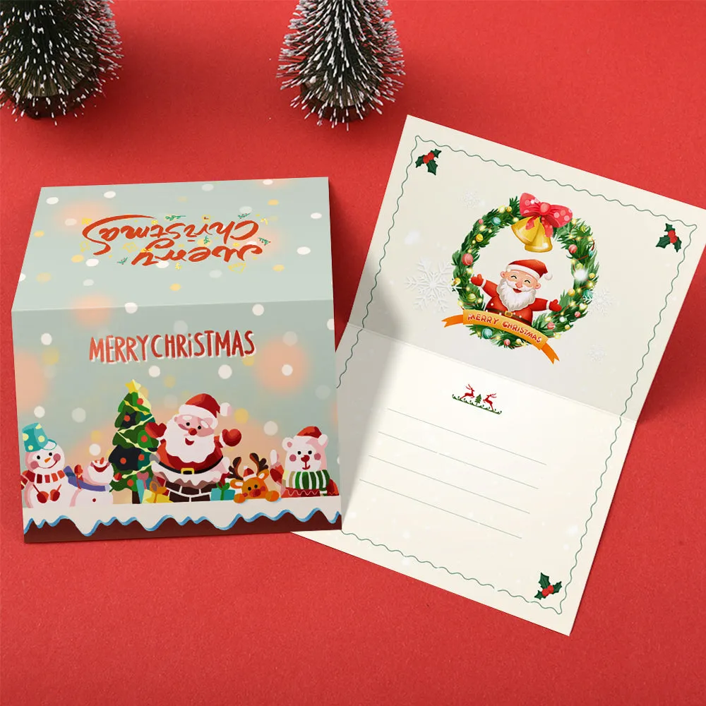 Figured'Art Serie 5 kerstkaarten schilderen op nummer set van 6