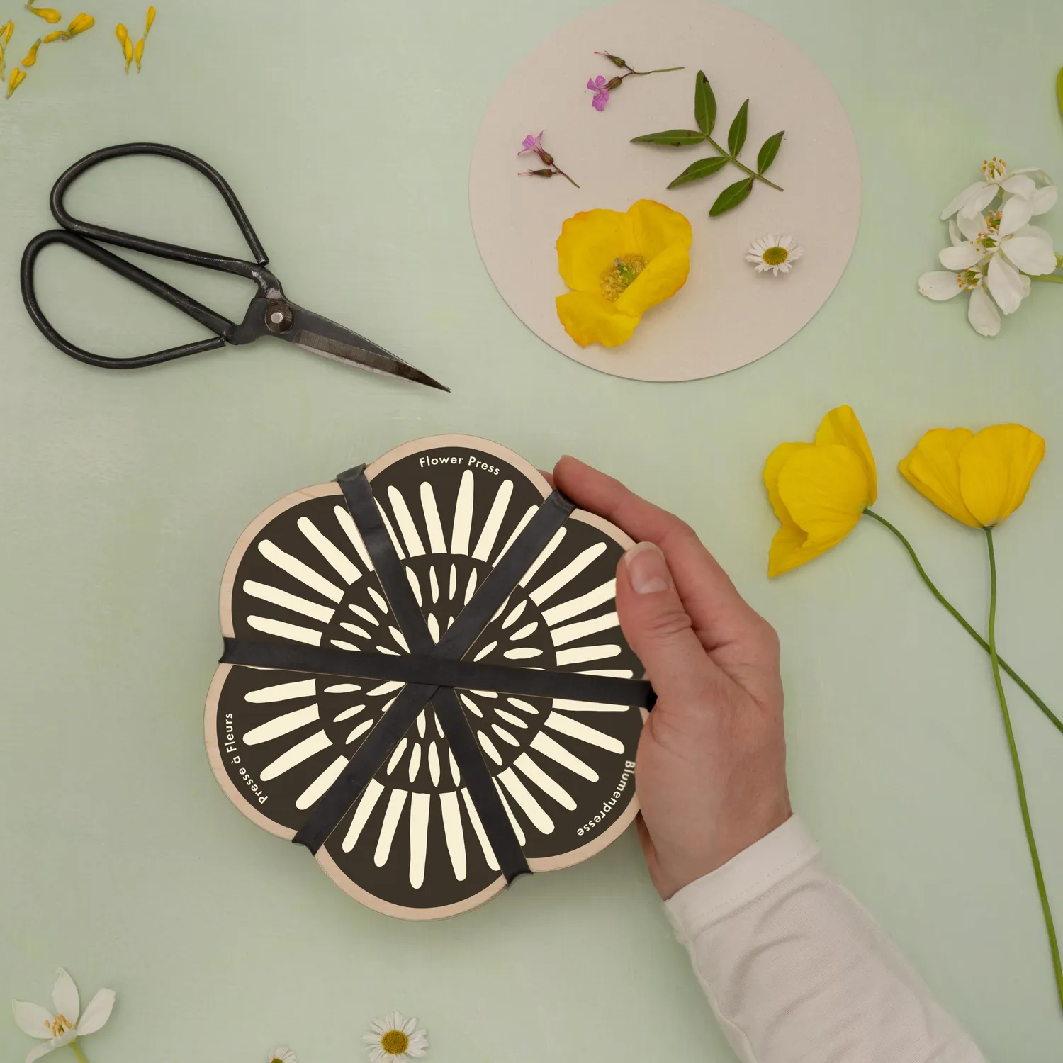 Studio Wald Flower Press bloemenpers Silhouette 15cm