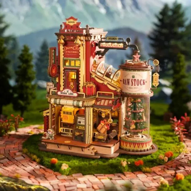 Figured'Art Droomcadeaufabriek 3D puzzel muziekdoos 449 stuks