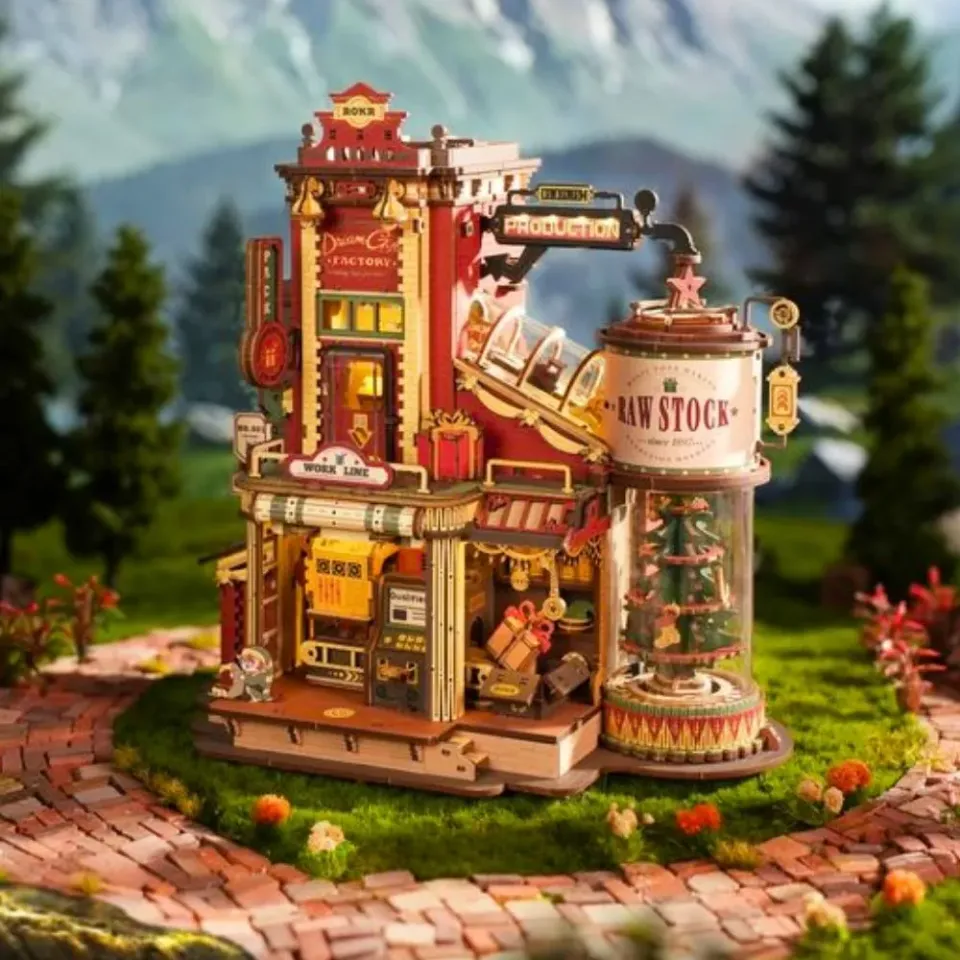 Figured'Art Droomcadeaufabriek 3D puzzel muziekdoos 449 stuks