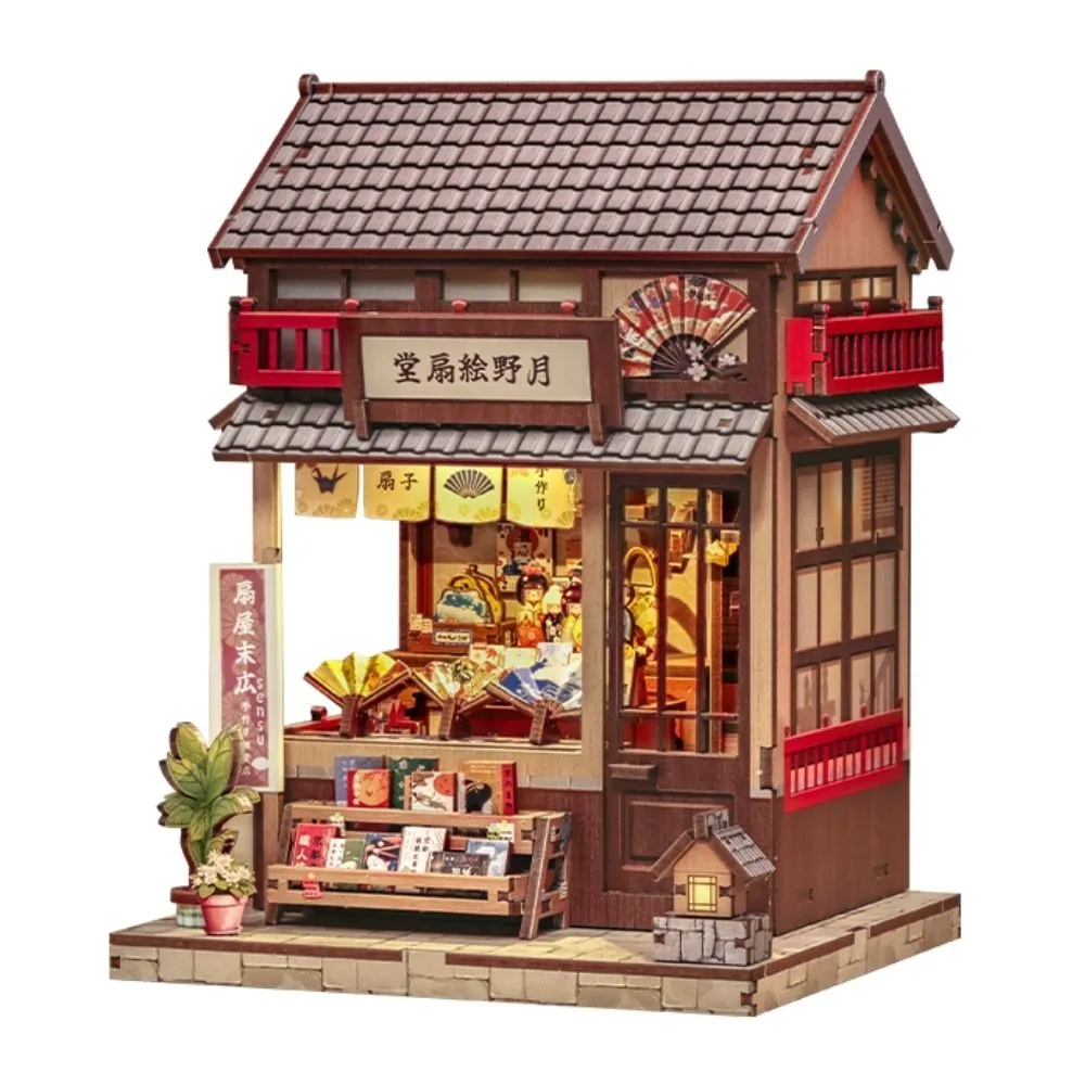 Figured'Art Tsukino Boutique miniatuurhuisje 19x14x14cm met led