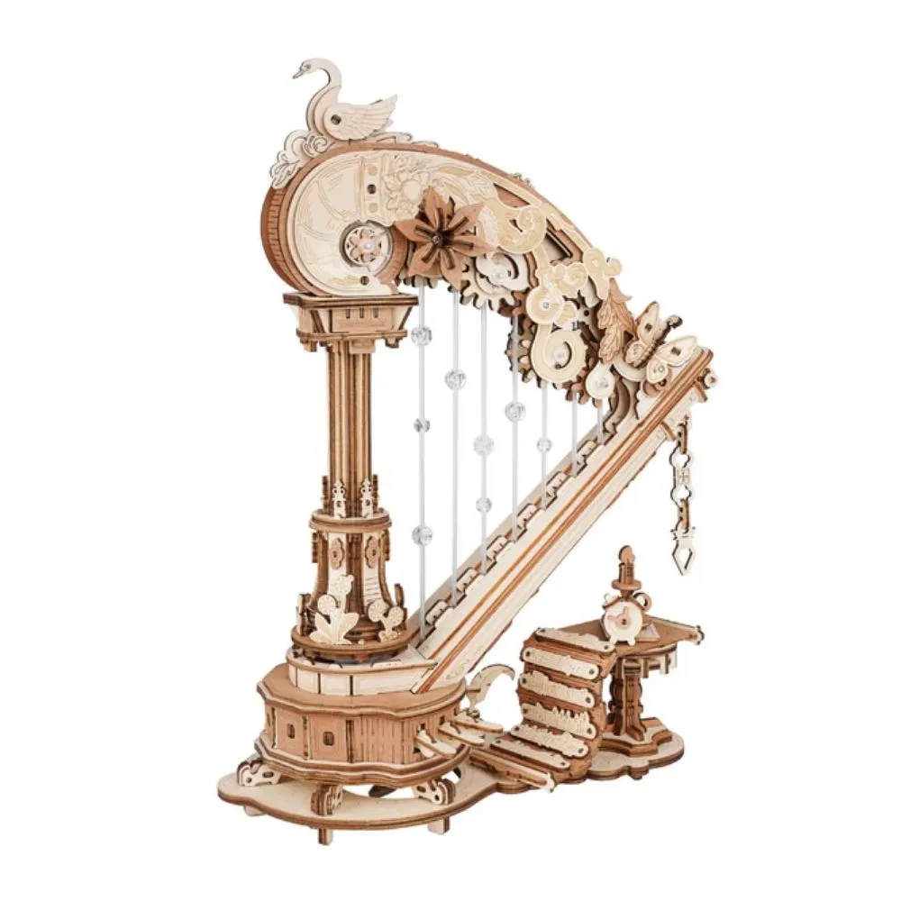 Figured'Art Magische Harp 3D puzzel muziekdoos 350 stukjes