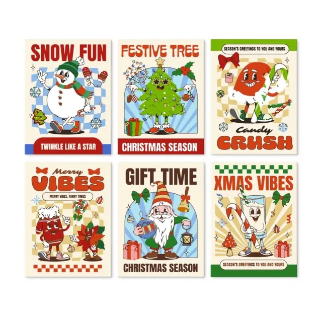 Figured'Art Mini Serie Kerstmis in stripstijl schilderen op nummer