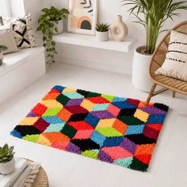 Craft Buddy Geometric Diamonds smyrnakleed pakket 45x60 cm