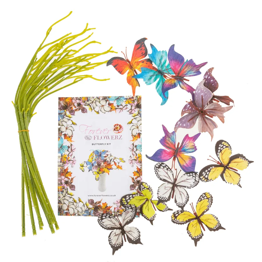 Craft Buddy Forever Flowerz Butterfly 3D Blooms bloemenkit 8 stuks