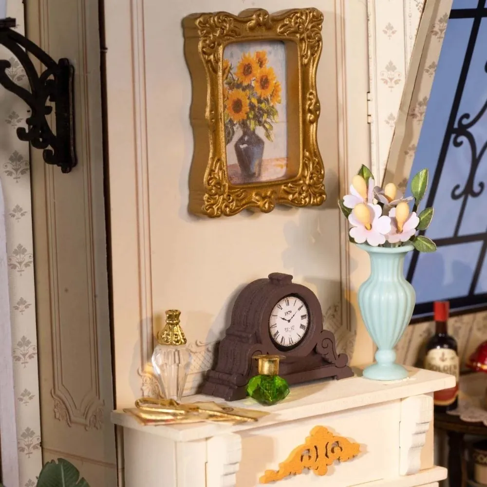 Figured'Art Miniatuurhuisje Catherines woonkamer bouwpakket 284 delen