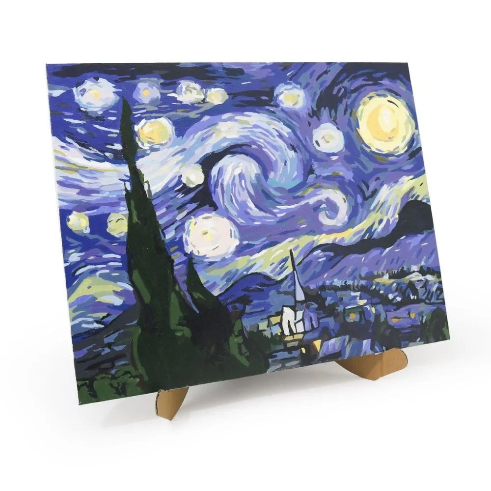 Figured'Art Schilderen op Nummer Kartonnen Schildersezel 38,8 cm