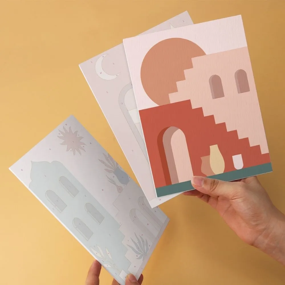Figured'Art Mini Serie Deuren van de woestijn schilderen op nummer 6 stuks