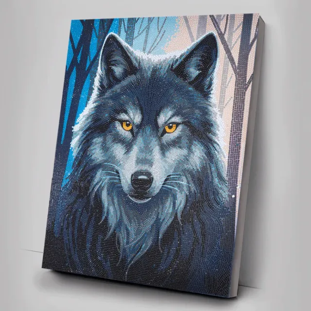 Craft Buddy Crystal Art Twilight Alpha canvas 40x50cm wolf