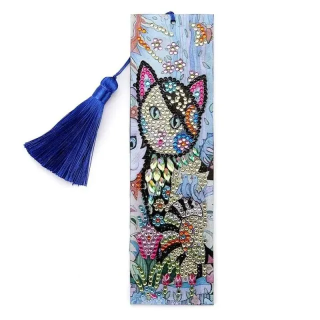 Figured'Art Kat diamond painting boekenleggers 21x6cm