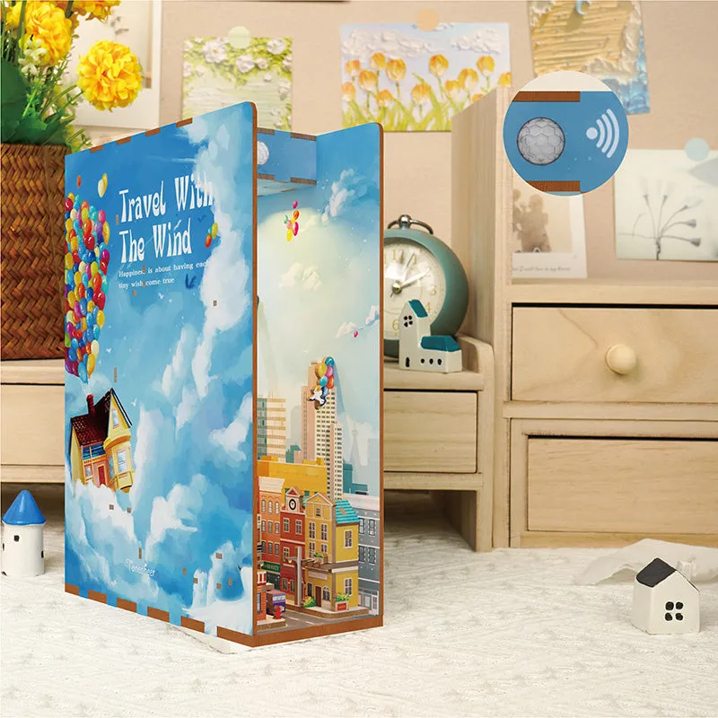 Figured'Art Reis met de Wind book nook 143 stukjes met led