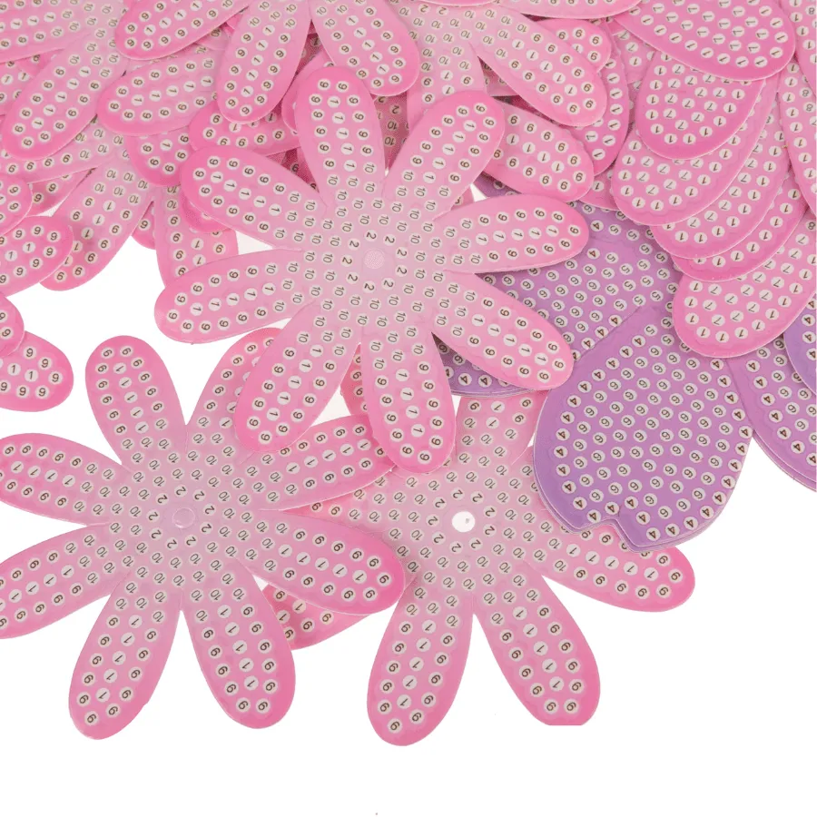 Craft Buddy Crystal Art 3D Flower roze lila boeket 32cm