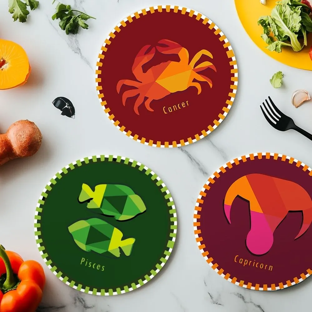 Figured'Art Sterrenbeelden 3 placemats schilderen op nummer 12 stuks
