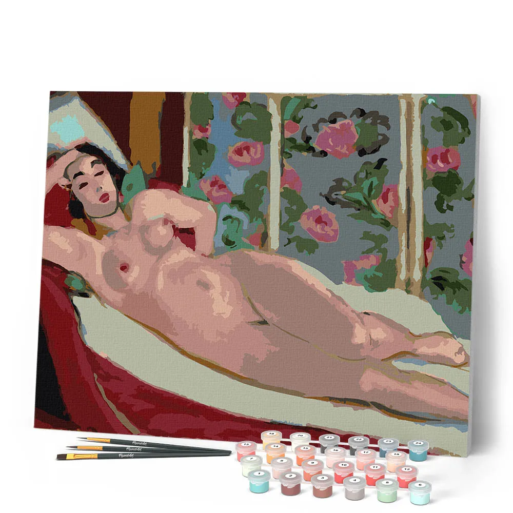 Figured'Art Schilderen op Nummer Matisse Naakt 40x50cm